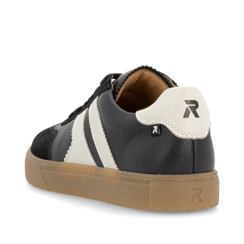 Rieker Artikelnummer U0707-00 Rieker Herren Sneaker Low carbonschwarz-weiß Angebote