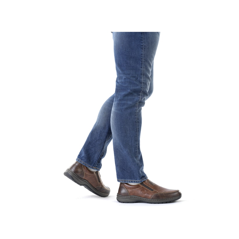 Rieker Artikelnummer 03354-26 Rieker Herren Slipper kastanienbraun Online Outlet