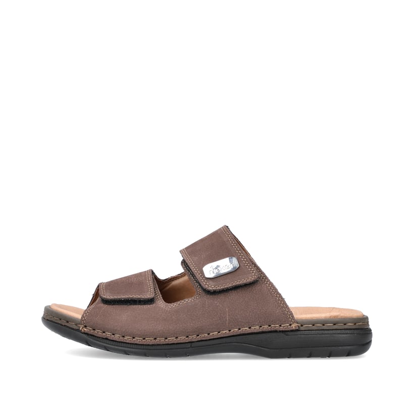 Rieker Artikelnummer 25590-25 Rieker Herren Pantoletten schwarzbraun