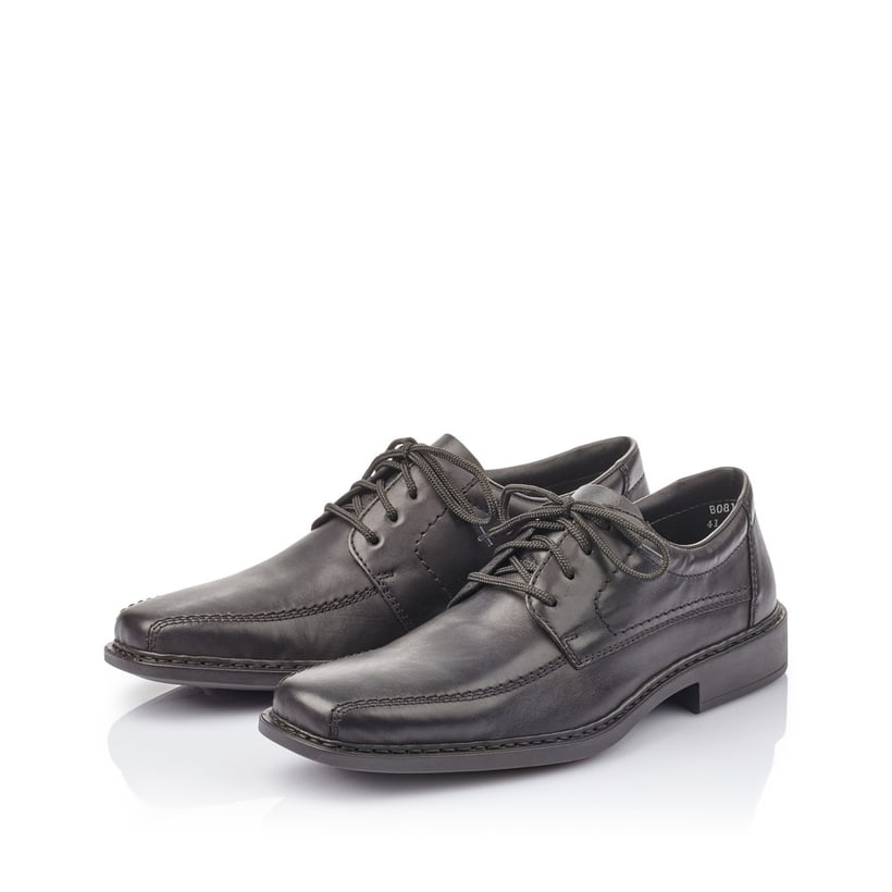Rieker Artikelnummer B0812-00 Rieker Herren Schnürschuhe nachtschwarz