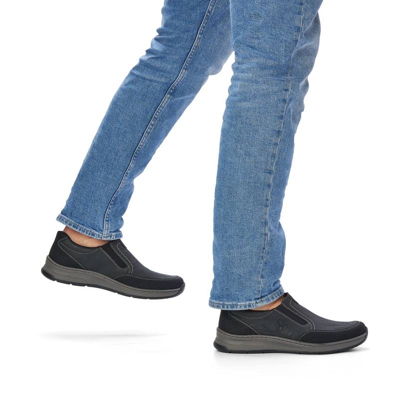 Rieker Artikelnummer 14362-00 Rieker Herren Slipper asphaltschwarz Verkauf