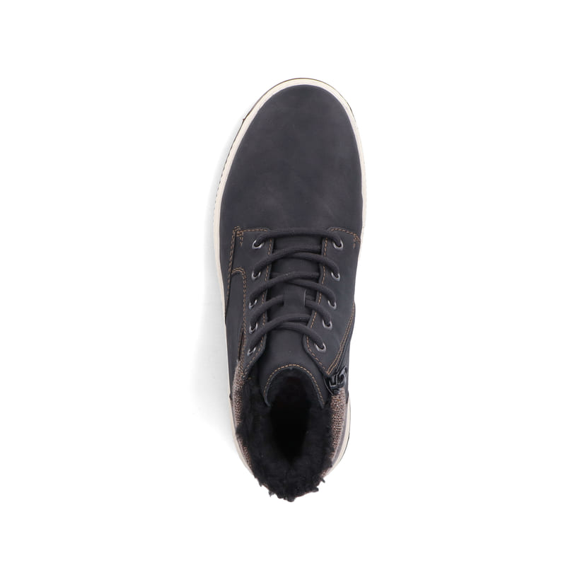 Rieker Artikelnummer 38542-00 Rieker Herren Schnürstiefel asphaltschwarz Schlussverkauf