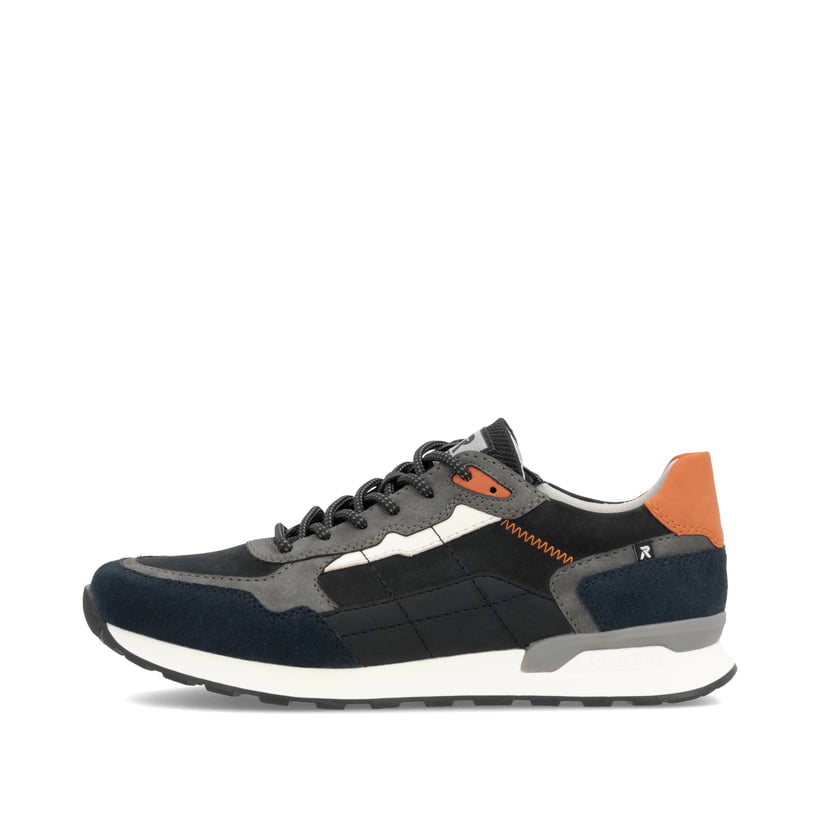 Rieker Artikelnummer U0308-14 Rieker Herren Sneaker Low dunkelblau-grau