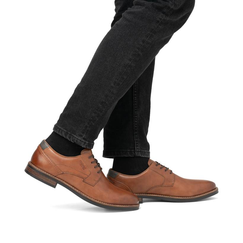 Rieker Artikelnummer 13523-24 Rieker Herren Schnürschuhe karamellbraun Blitzverkäufe