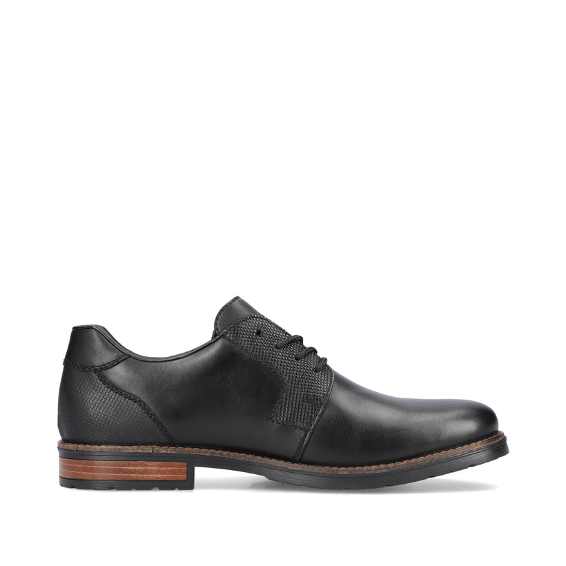 Rieker Artikelnummer 14603-00 Rieker Herren Schnürschuhe glanzschwarz Outlet