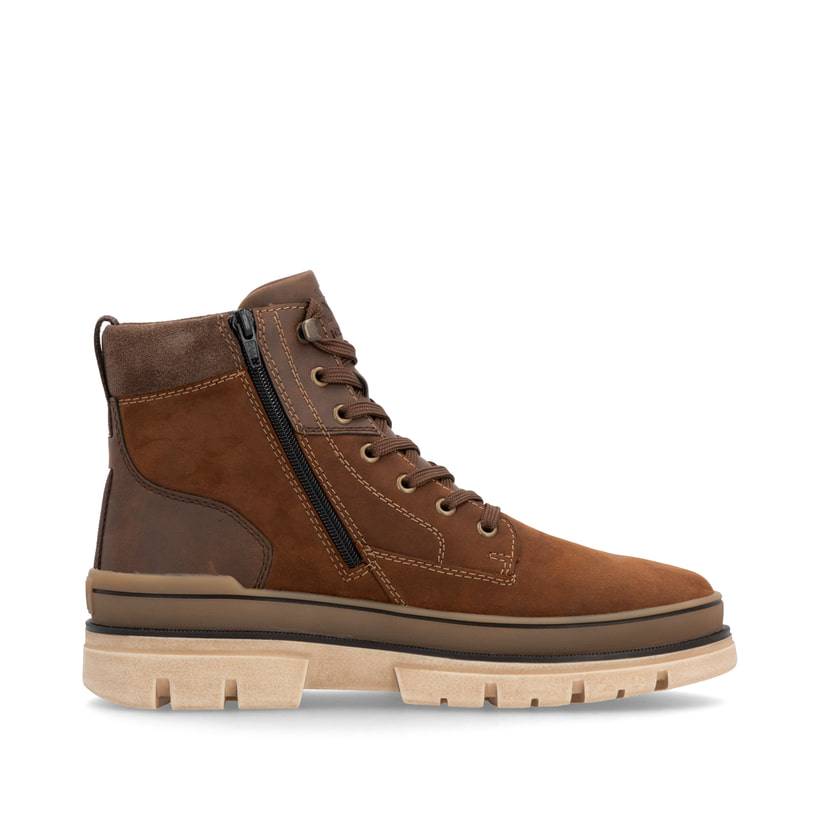 Rieker Artikelnummer U1273-22 Rieker Herren Schnürstiefel nussbraun im Angebot