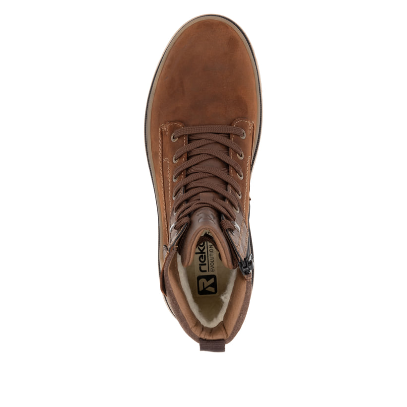 Rieker Artikelnummer U1273-22 Rieker Herren Schnürstiefel nussbraun im Angebot