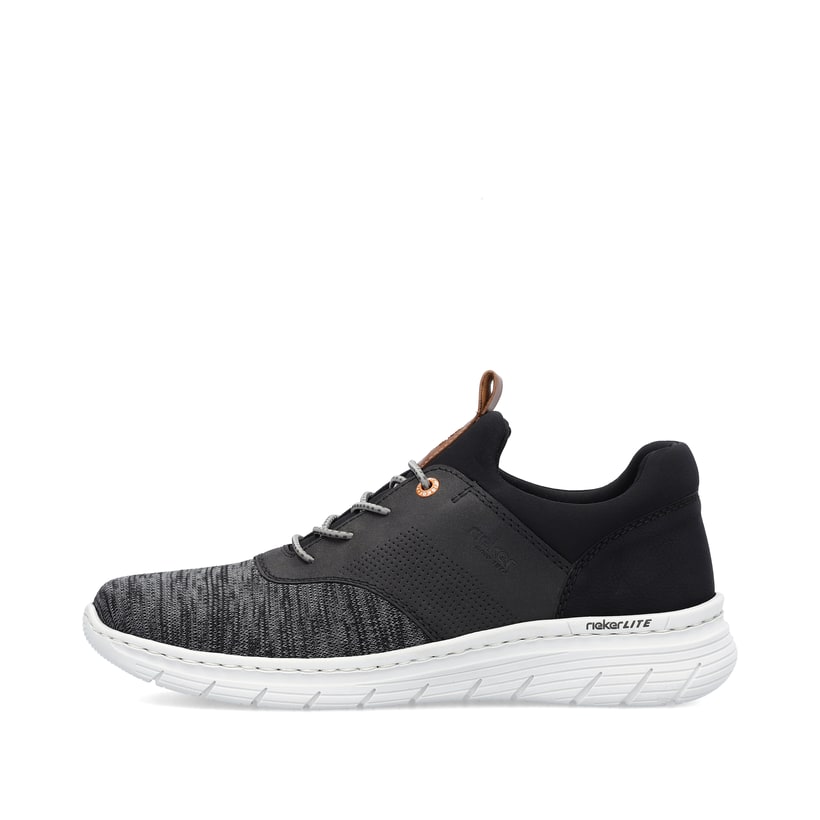 Rieker Artikelnummer 13150-00 Rieker Herren Slipper graphitschwarz Schlussverkauf
