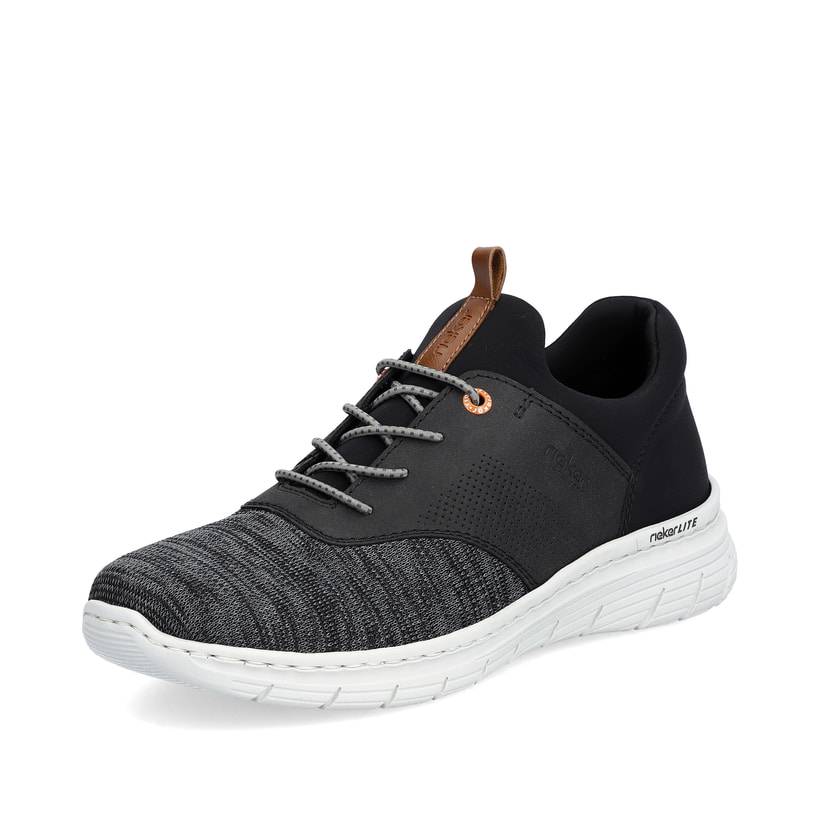 Rieker Artikelnummer 13150-00 Rieker Herren Slipper graphitschwarz Schlussverkauf