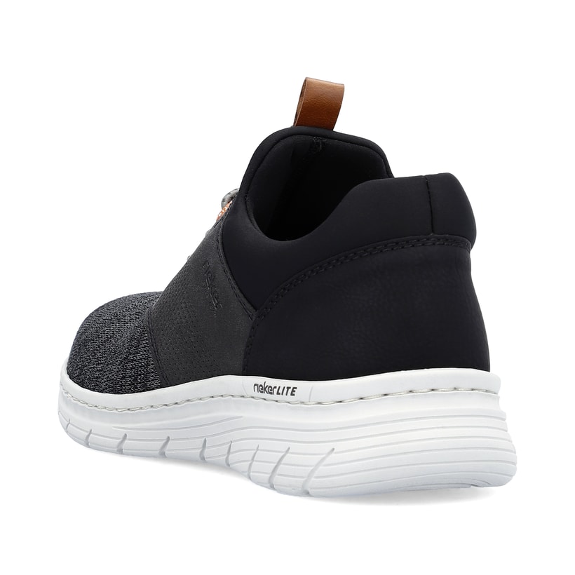 Rieker Artikelnummer 13150-00 Rieker Herren Slipper graphitschwarz Schlussverkauf