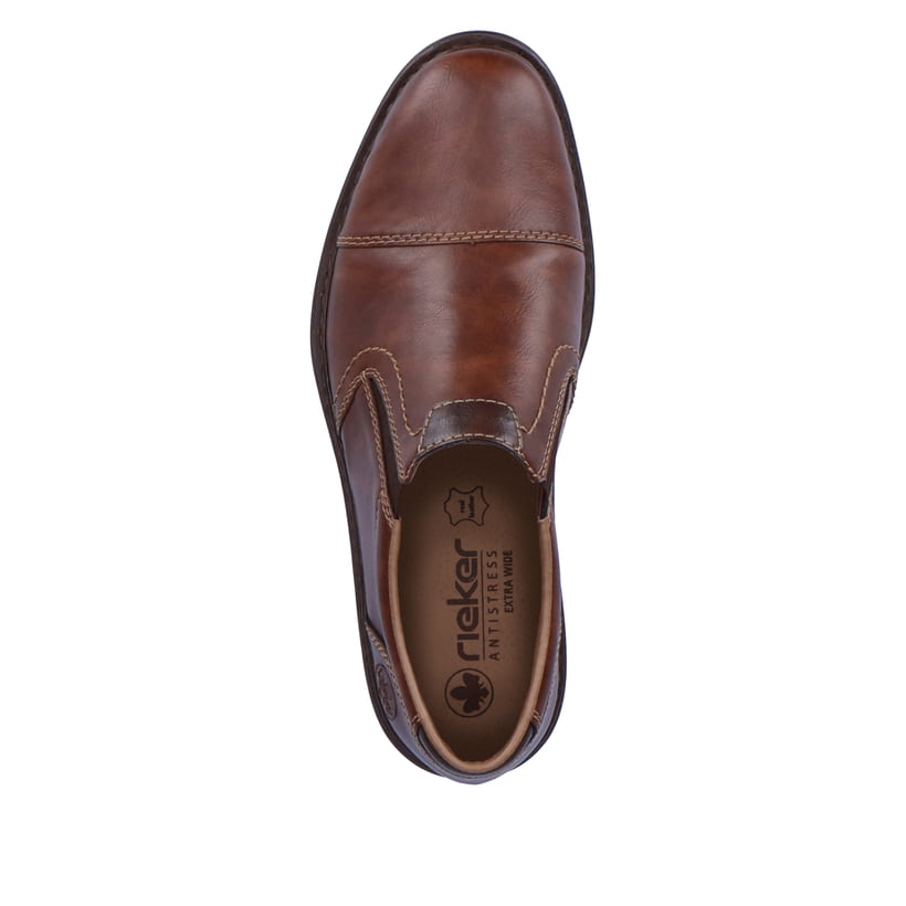 Rieker Artikelnummer 17659-24 Rieker Herren Slipper schokobraun Günstiger Verkauf