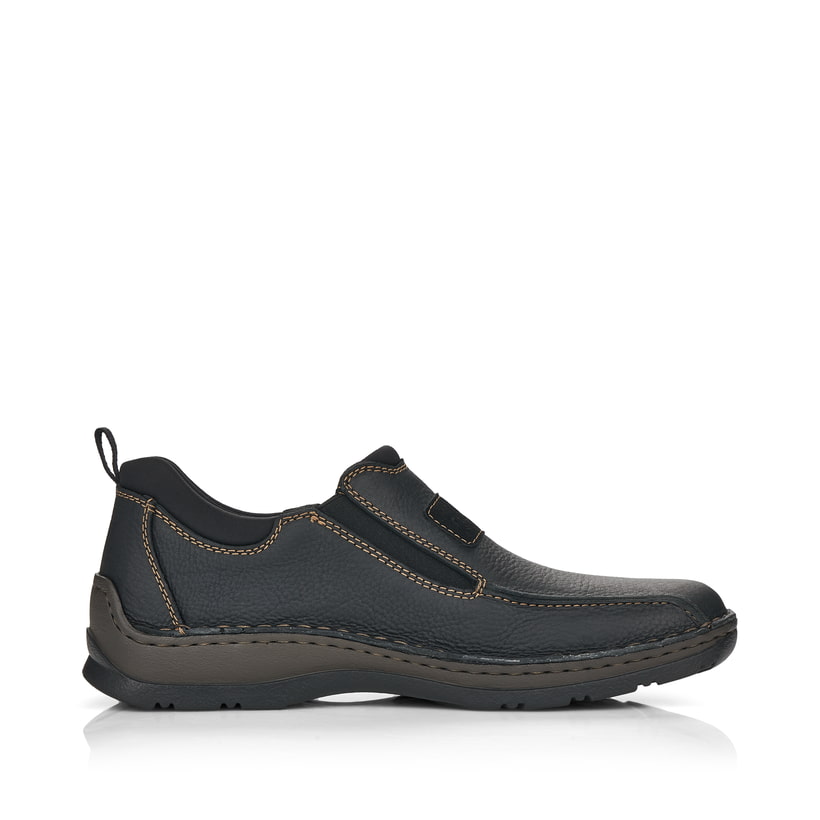 Rieker Artikelnummer 05363-00 Rieker Herren Slipper tiefschwarz Fabrikverkauf