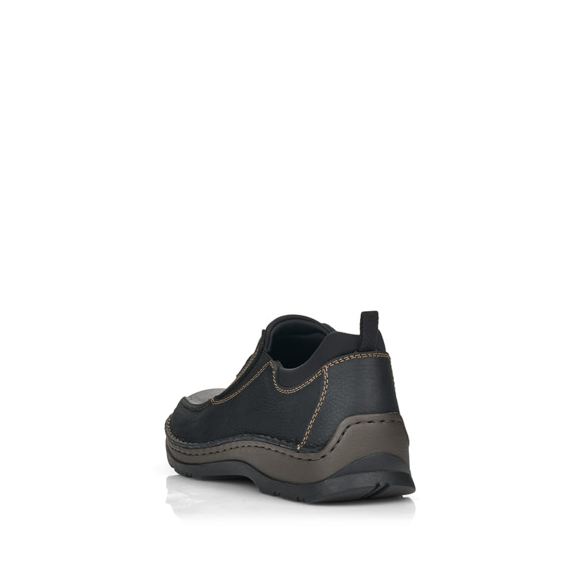 Rieker Artikelnummer 05363-00 Rieker Herren Slipper tiefschwarz Fabrikverkauf