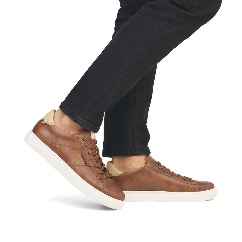 Rieker Artikelnummer U0704-24 Rieker Herren Sneaker Low nougatbraun Meist gekauft