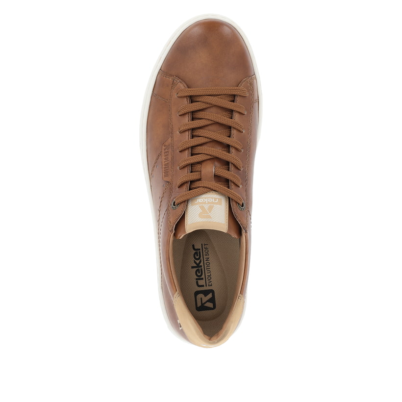 Rieker Artikelnummer U0704-24 Rieker Herren Sneaker Low nougatbraun Meist gekauft