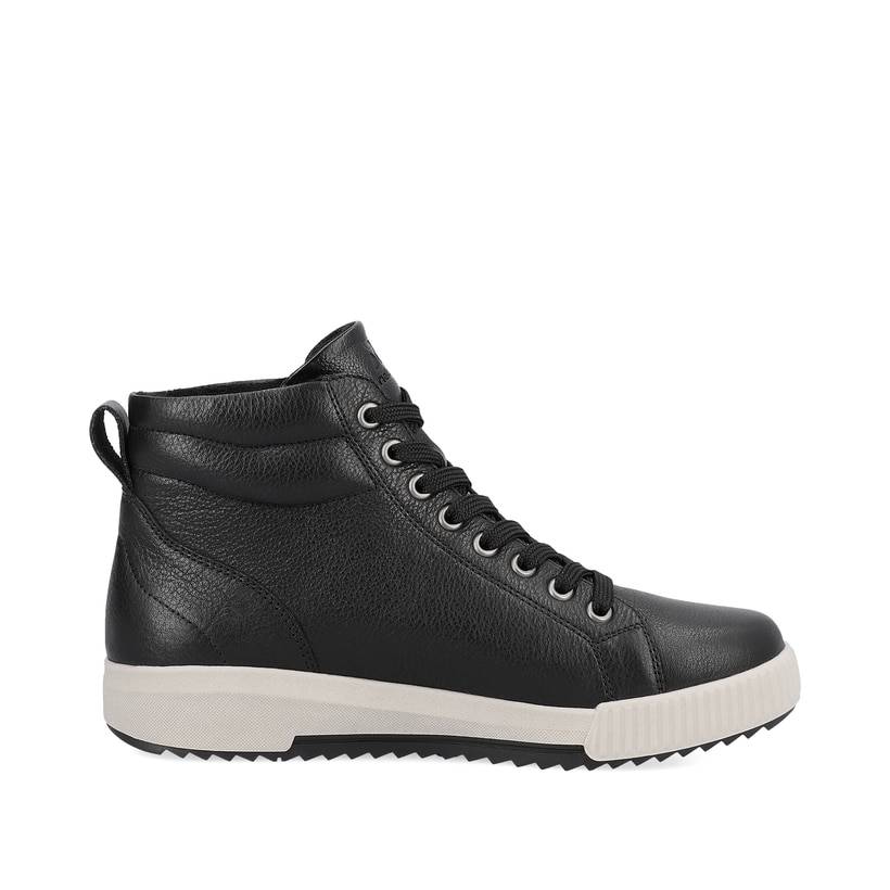 Rieker Artikelnummer W0164-00 Rieker Damen Sneaker High carbonschwarz Auslauf