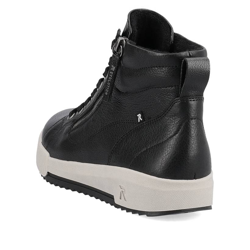 Rieker Artikelnummer W0164-00 Rieker Damen Sneaker High carbonschwarz Auslauf