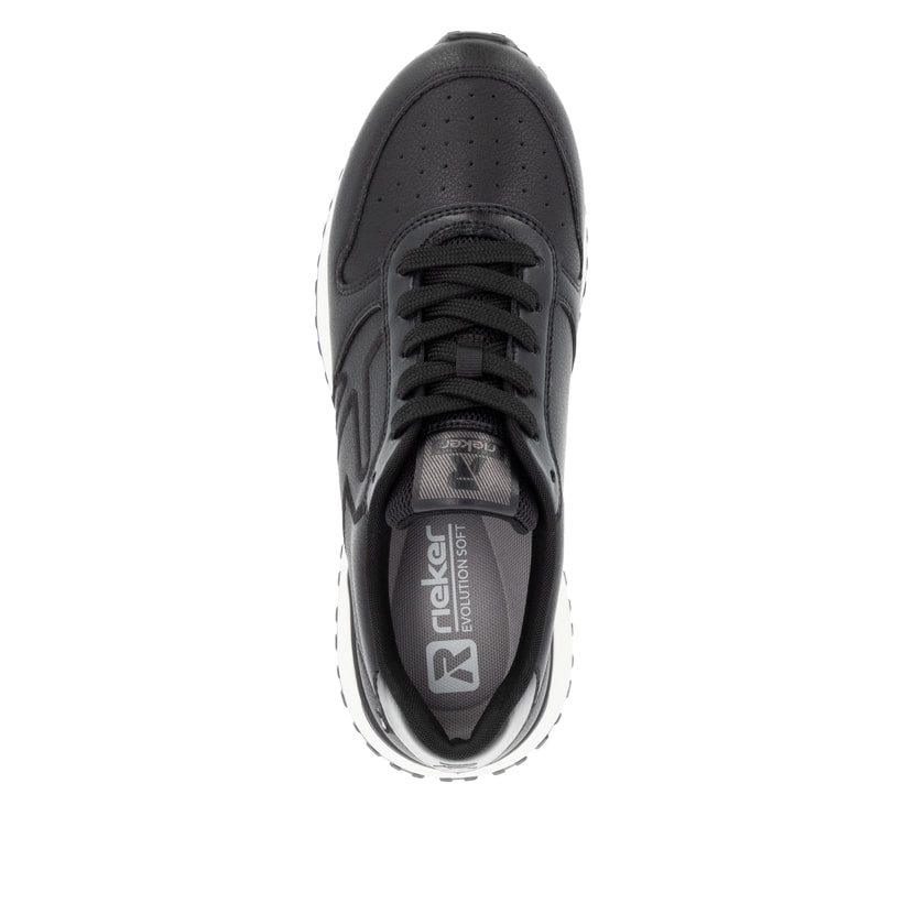 Rieker Artikelnummer W0606-00 Rieker Damen Sneaker Low mattschwarz Verkauf