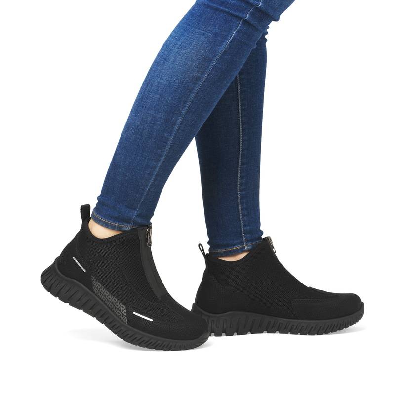 Rieker Artikelnummer M5351-00 Rieker Damen Slipper tiefschwarz im Angebot