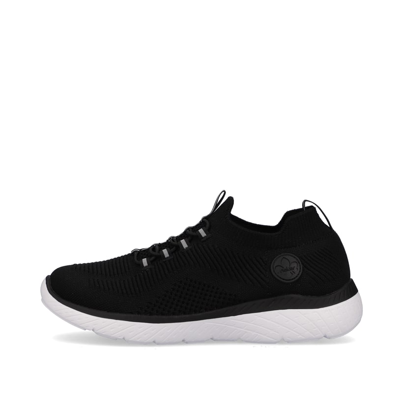 Rieker Artikelnummer M5074-00 Rieker Damen Slipper nachtschwarz Günstiger Verkauf