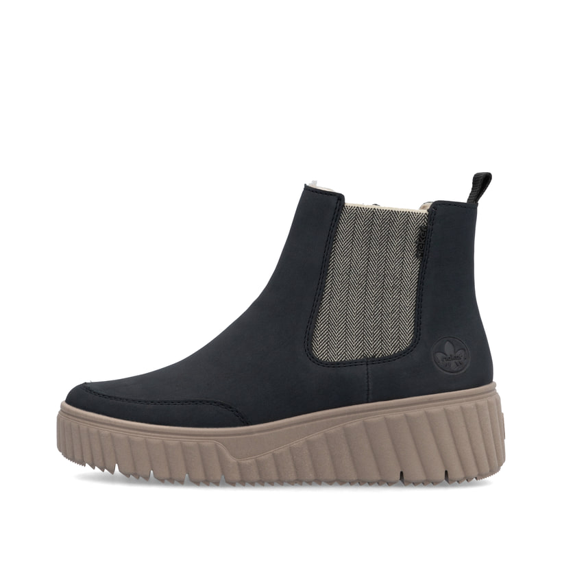 Rieker Artikelnummer N2553-14 Rieker Damen Chelsea Boots nachtschwarz