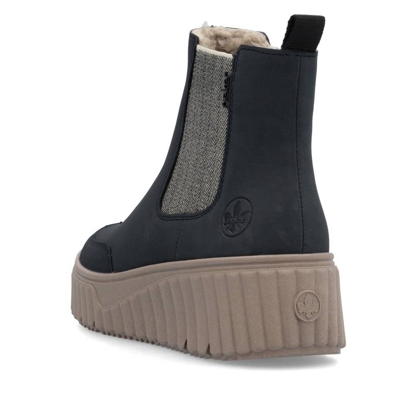 Rieker Artikelnummer N2553-14 Rieker Damen Chelsea Boots nachtschwarz Online