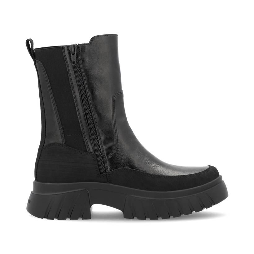 Rieker Artikelnummer W1872-01 Rieker Damen Chelsea Boots mattschwarz Auslauf