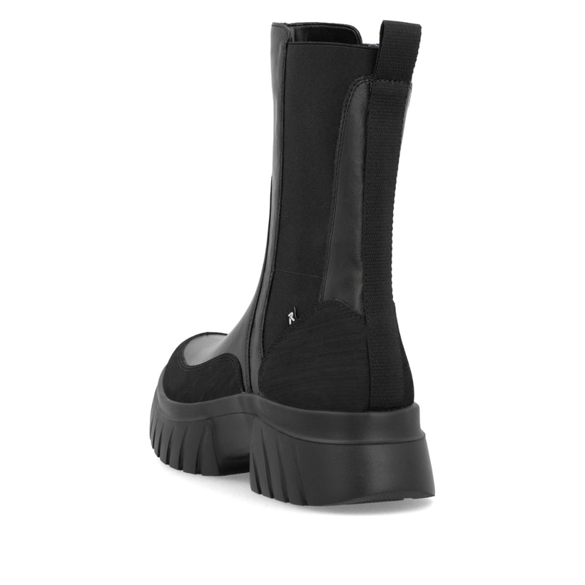 Rieker Artikelnummer W1872-01 Rieker Damen Chelsea Boots mattschwarz Auslauf