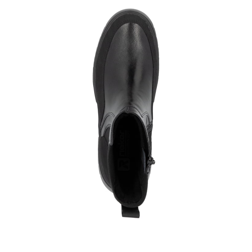 Rieker Artikelnummer W1872-01 Rieker Damen Chelsea Boots mattschwarz Auslauf