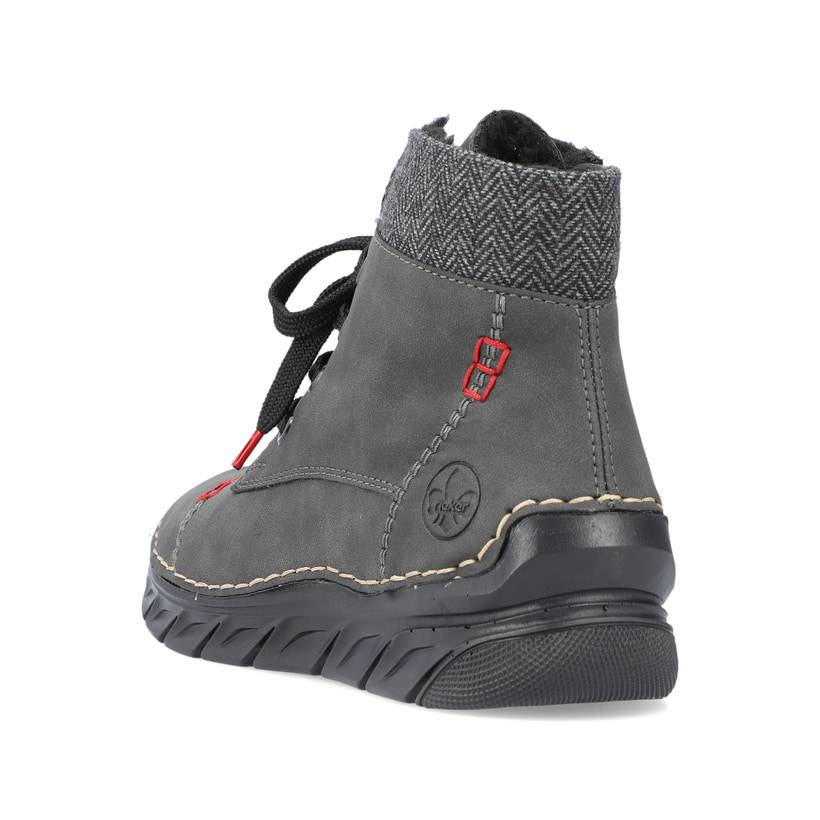 Rieker Artikelnummer 55031-45 Rieker Damen Schnürstiefel anthrazit Online