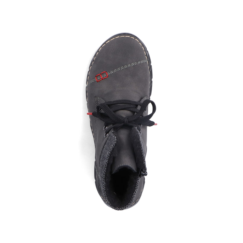 Rieker Artikelnummer 55031-45 Rieker Damen Schnürstiefel anthrazit Online