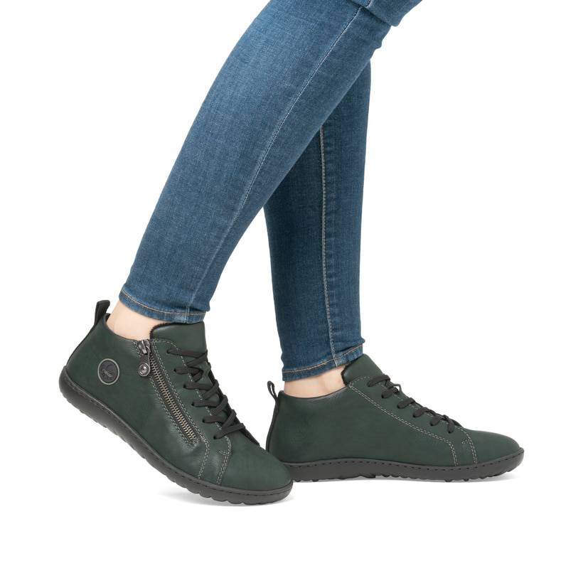 Rieker Artikelnummer 52804-54 Rieker Damen Schnürschuhe waldgrün Blitzverkäufe