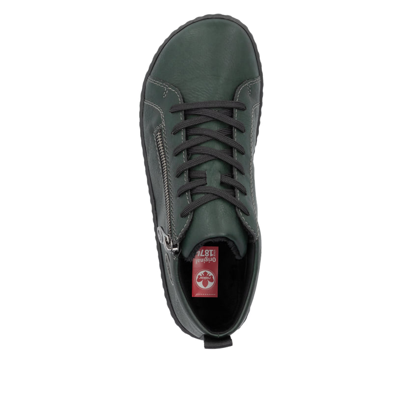 Rieker Artikelnummer 52804-54 Rieker Damen Schnürschuhe waldgrün Blitzverkäufe