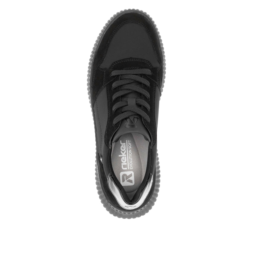 Rieker Artikelnummer W1700-00 Rieker Damen Sneaker Low carbonschwarz Angebote