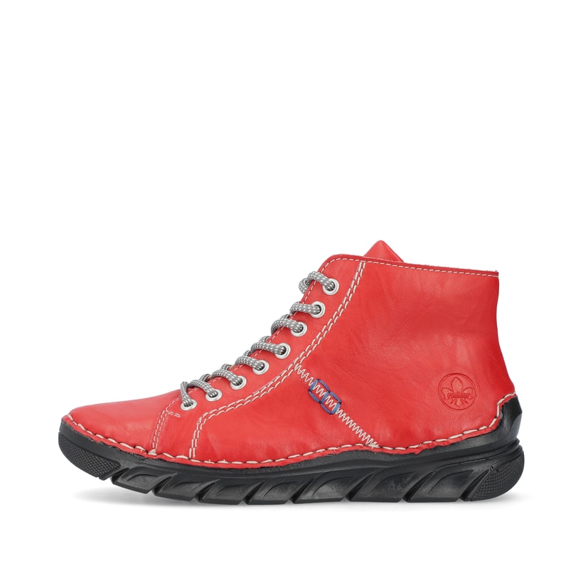 Rieker Artikelnummer 55020-33 Rieker Damen Schnürschuhe feuerrot