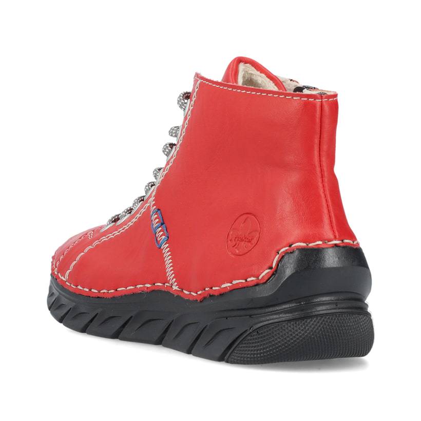 Rieker Artikelnummer 55020-33 Rieker Damen Schnürschuhe feuerrot Hotsell