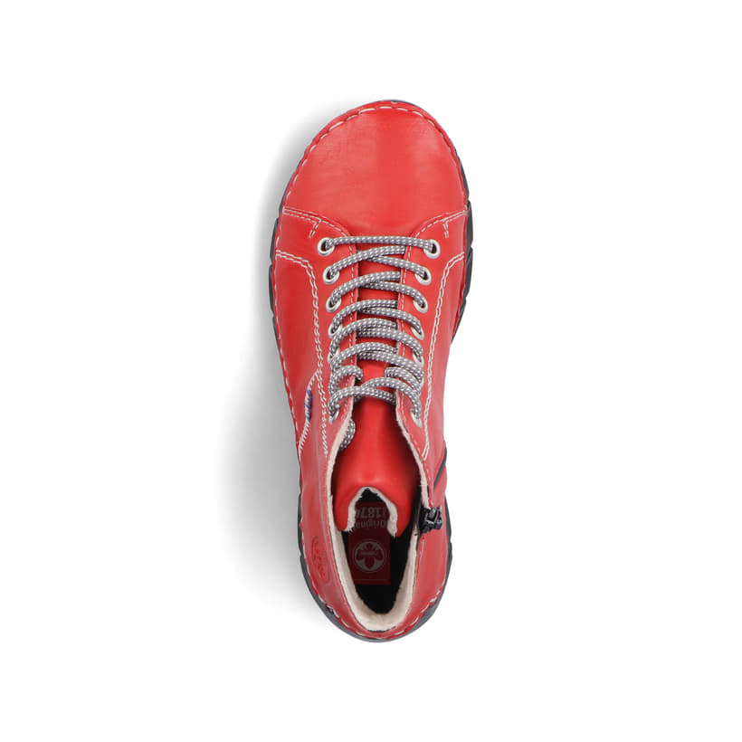 Rieker Artikelnummer 55020-33 Rieker Damen Schnürschuhe feuerrot Hotsell