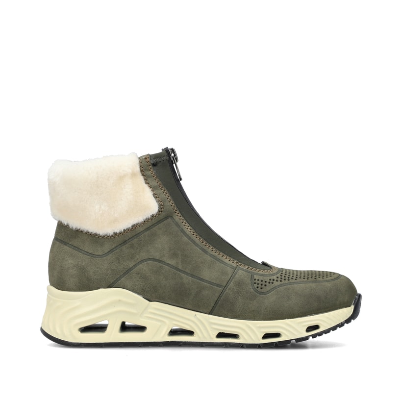 Rieker Artikelnummer N5271-52 Rieker Damen Kurzstiefel schilfgrün im Angebot