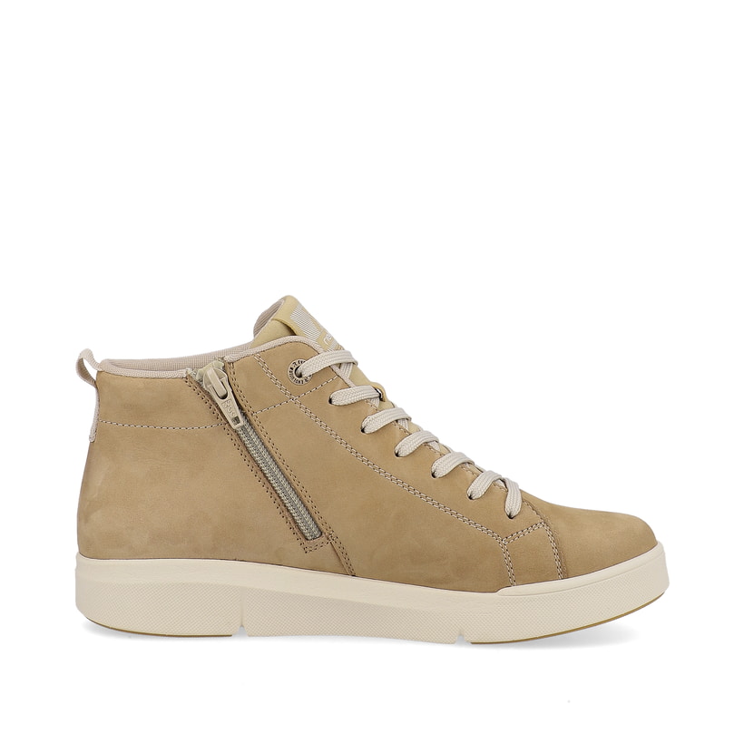 Rieker Artikelnummer 41907-20 Rieker Damen Sneaker High creme beige Schlussverkauf