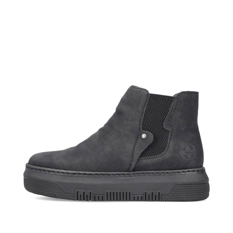 Rieker Artikelnummer M1981-00 Rieker Damen Chelsea Boots tiefschwarz