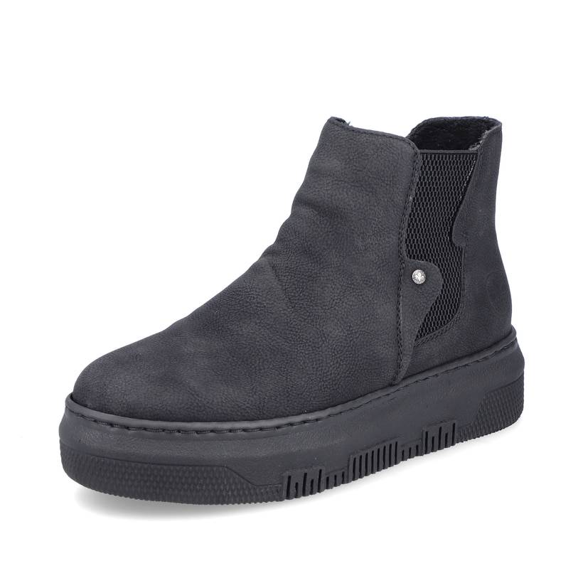 Rieker Artikelnummer M1981-00 Rieker Damen Chelsea Boots tiefschwarz Fabrikverkauf