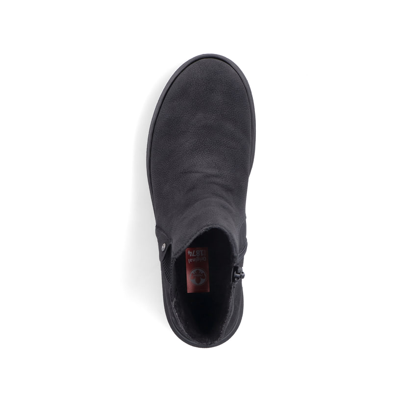 Rieker Artikelnummer M1981-00 Rieker Damen Chelsea Boots tiefschwarz Fabrikverkauf