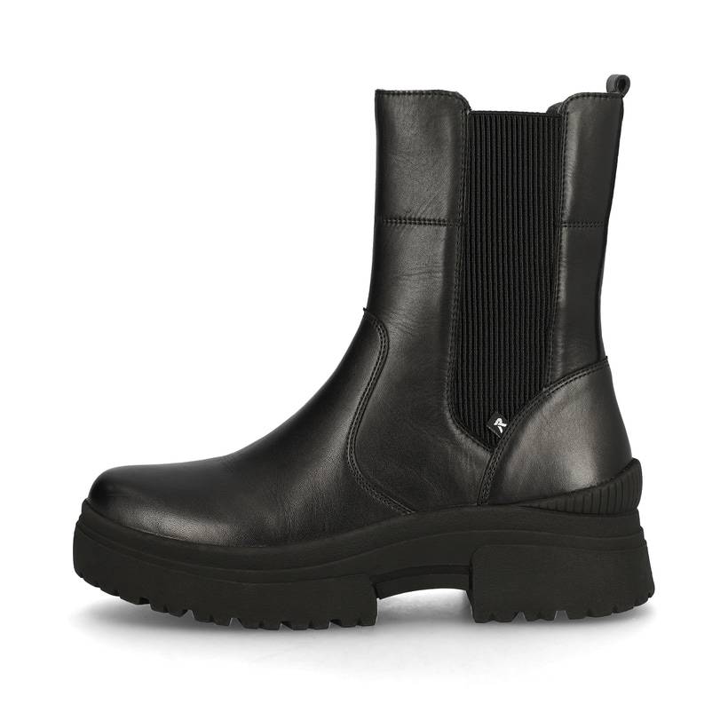 Rieker Artikelnummer W0380-01 Rieker Damen Chelsea Boots deep black
