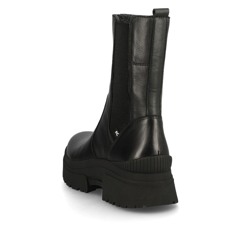 Rieker Artikelnummer W0380-01 Rieker Damen Chelsea Boots deep black Sonderangebot