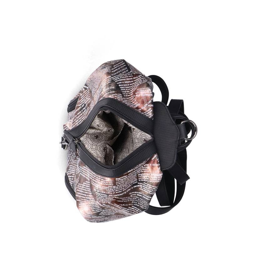 Rieker Artikelnummer H1055-96 Rieker Rucksack rosa-orange-metallic Auslauf