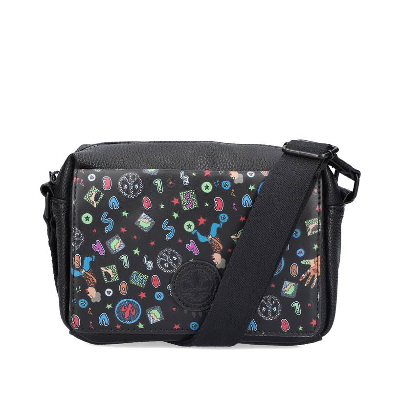 Rieker Artikelnummer H1455-02 Rieker Handtasche schwarz-multi