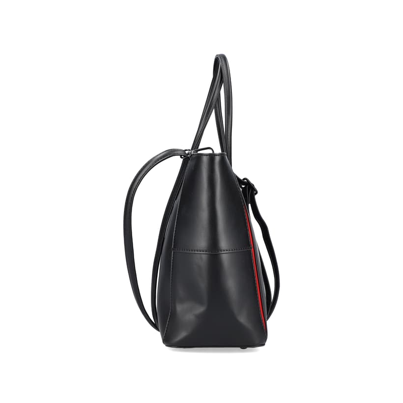 Rieker Artikelnummer H1524-00 Rieker Shopper tiefschwarz-feuerrot Angebote