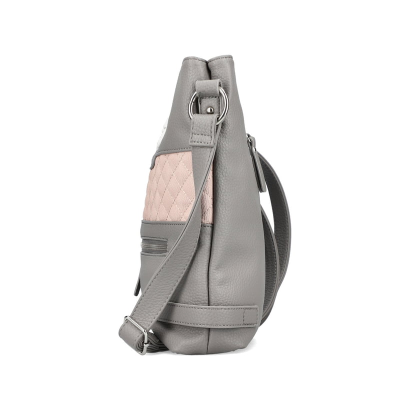 Rieker Artikelnummer H1518-42 Rieker Handtasche mondgrau-altrosa Zeitlich begrenztes Angebot