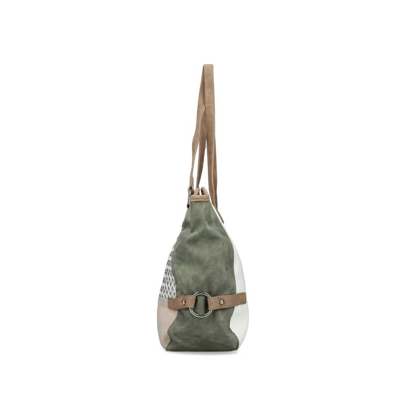 Rieker Artikelnummer H1066-96 Rieker Shopper mintgrün-altweiß-hellbeige Sonderangebote