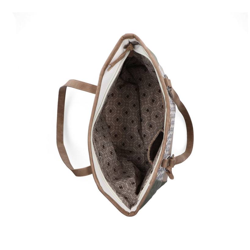 Rieker Artikelnummer H1066-96 Rieker Shopper mintgrün-altweiß-hellbeige Sonderangebote